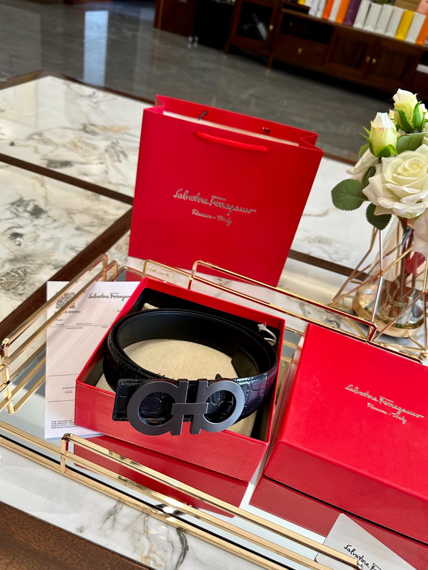 Ferragamo belt model 14